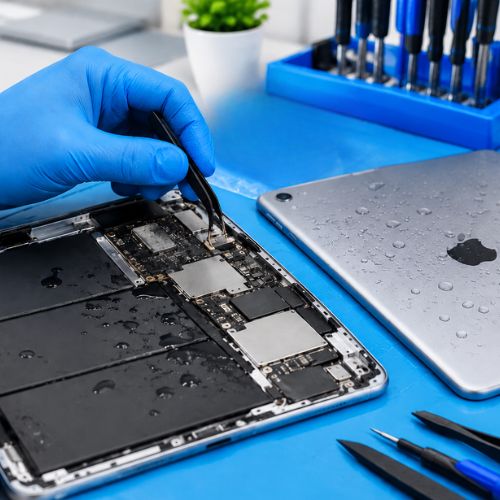 iPad liquid damage repair and assessment in Papakura